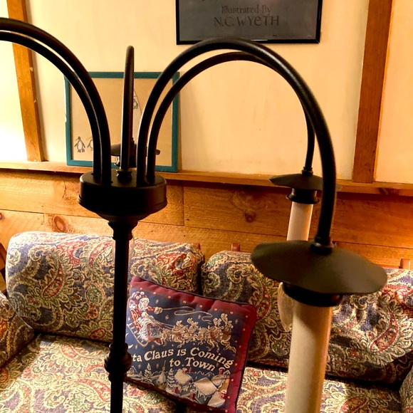 Wrought Iron Chandelier - Picture 9 of 10